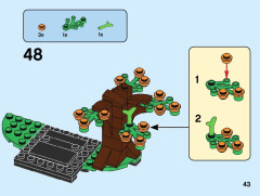 LEGO 40466 instructions page 43 – build guide