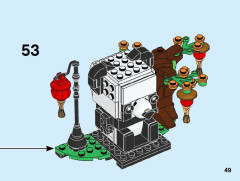 LEGO 40466 instructions page 49 – build guide