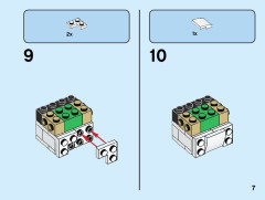 LEGO 40466 instructions page 7 – build guide