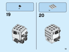 LEGO 40466 instructions page 13 – build guide