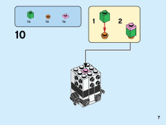 LEGO 40466 instructions page 7 – build guide
