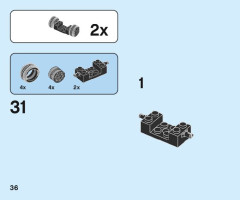 LEGO 40468 instructions page 36 – build guide