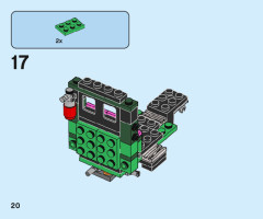 LEGO 40469 instructions page 20 – build guide