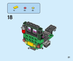 LEGO 40469 instructions page 21 – build guide