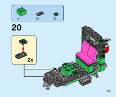 LEGO 40469 instructions page 23 – build guide