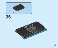 LEGO 40469 instructions page 43 – build guide