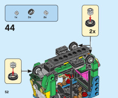 LEGO 40469 instructions page 52 – build guide