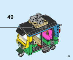 LEGO 40469 instructions page 57 – build guide