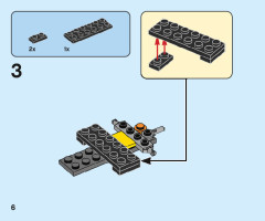 LEGO 40469 instructions page 6 – build guide