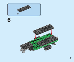 LEGO 40469 instructions page 9 – build guide
