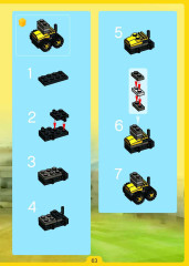 LEGO 4047 instructions page 63 – build guide