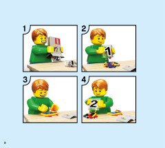 LEGO 40473 instructions page 2 – build guide