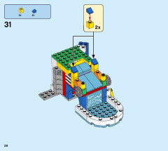 LEGO 40473 instructions page 28 – build guide