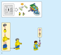 LEGO 40473 instructions page 4 – build guide