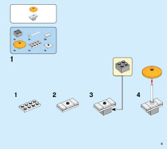 LEGO 40473 instructions page 5 – build guide