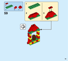 LEGO 40473 instructions page 55 – build guide