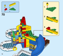 LEGO 40473 instructions page 70 – build guide