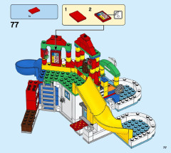 LEGO 40473 instructions page 77 – build guide