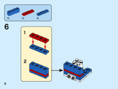 LEGO 40477 instructions page 8 – build guide