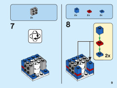 LEGO 40477 instructions page 9 – build guide