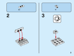 LEGO 40477 instructions page 3 – build guide