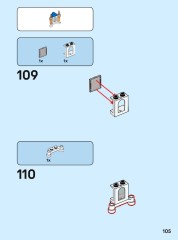 LEGO 40478 instructions page 105 – build guide