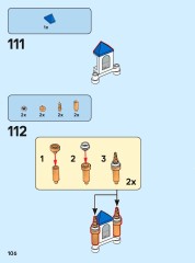 LEGO 40478 instructions page 106 – build guide