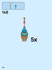 LEGO 40478 instructions page 136 – build guide