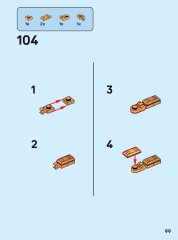 LEGO 40478 instructions page 99 – build guide
