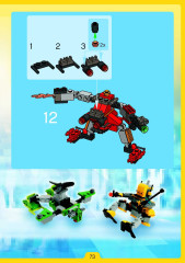 LEGO 4048 instructions page 73 – build guide
