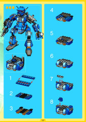 LEGO 4048 instructions page 23 – build guide