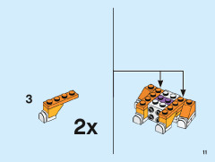LEGO 40480 instructions page 11 – build guide