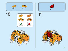 LEGO 40480 instructions page 13 – build guide