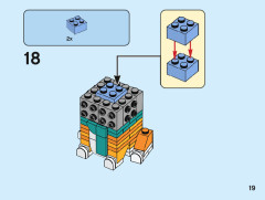 LEGO 40480 instructions page 19 – build guide