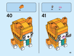 LEGO 40480 instructions page 41 – build guide