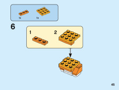 LEGO 40480 instructions page 45 – build guide