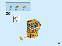 LEGO 40480 instructions page 55 – build guide