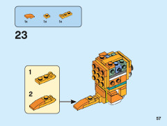 LEGO 40480 instructions page 57 – build guide