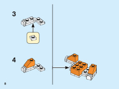 LEGO 40480 instructions page 8 – build guide