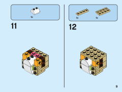 LEGO 40482 instructions page 9 – build guide