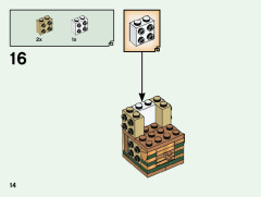 LEGO 40490 instructions page 14 – build guide