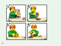 LEGO 40490 instructions page 2 – build guide
