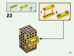 LEGO 40490 instructions page 21 – build guide