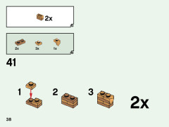 LEGO 40490 instructions page 38 – build guide