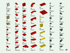 LEGO 40490 instructions page 45 – build guide