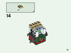 LEGO 40490 instructions page 15 – build guide