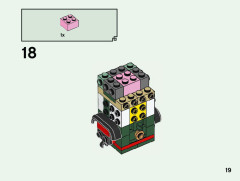 LEGO 40490 instructions page 19 – build guide
