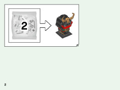 LEGO 40490 instructions page 2 – build guide