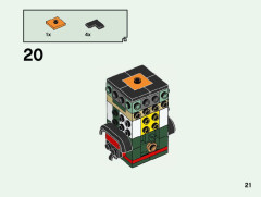 LEGO 40490 instructions page 21 – build guide
