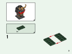 LEGO 40490 instructions page 3 – build guide